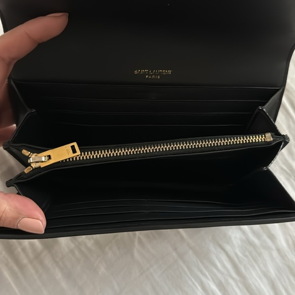 Saint Laurent YSL Flap Long Wallet Clutch - Picture 7 of 9